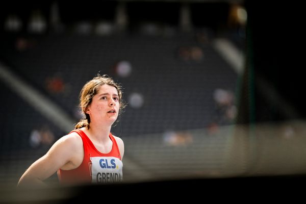 Kathrin Grenda (LC Paderborn) waehrend der deutschen Leichtathletik-Meisterschaften im Olympiastadion am 26.06.2022 in Berlin